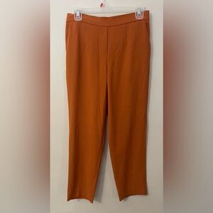 Sz 6 women’s Babaton Atelier pants/trousers orange Elastic back waist pockets